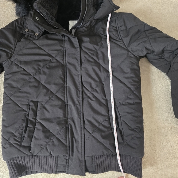Abercrombie & Fitch Kids Girls Black Quilted Puffer Jacket 15/16 - Picture 12 of 13
